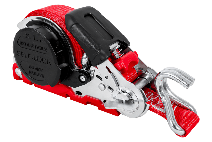 FASTY automatisch oprolbare transportband 5m/25mm/0.35t rood