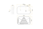 FRISTOM FT-170 LED achterlichten 7 functies links + rechts