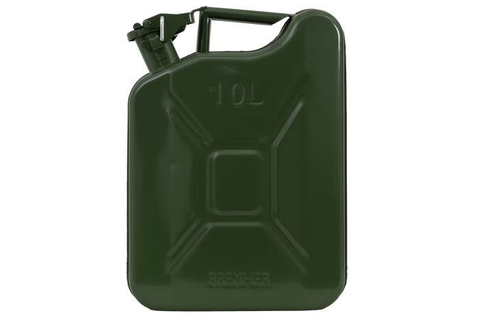 Metalen jerrycan 10L HERMON groen