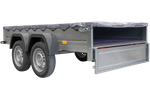 Twee-assige aanhanger 264x125 UNITRAILER GARDEN 264/2 KIPP met H-0 frame en grijze kap