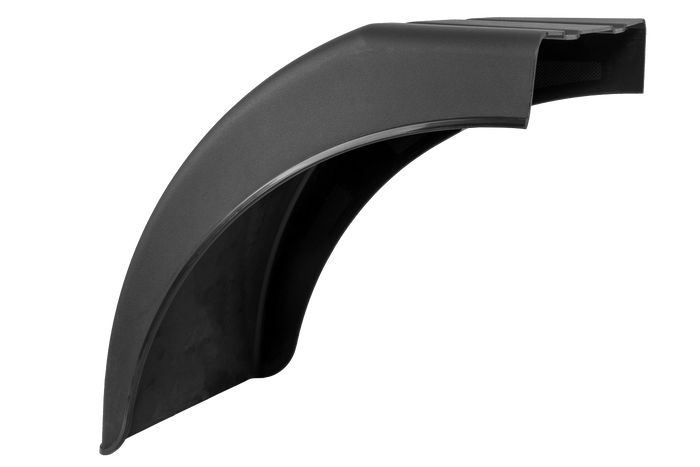 Rechter spatbordhelft voor aanhanger DOMAR DR1014002 wielkast 400/240mm