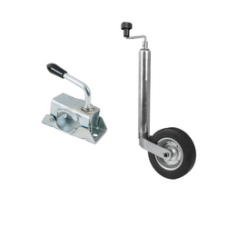 Steunwiel met klem KNOTT TK48+LB48 150kg 48mm 480-700mm