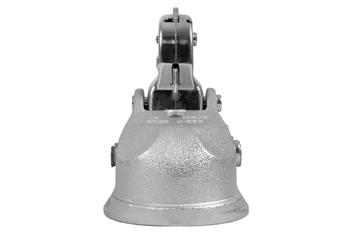 WINTERHOFF WW 350-RCH-1616 kogelkoppeling voor aanhanger van 3500 kg met dissel van 60 mm buis, gietijzer