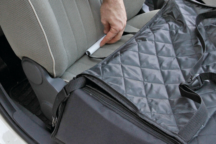 Hondendraagzak LAMP autostoelbeschermer 40x40cm