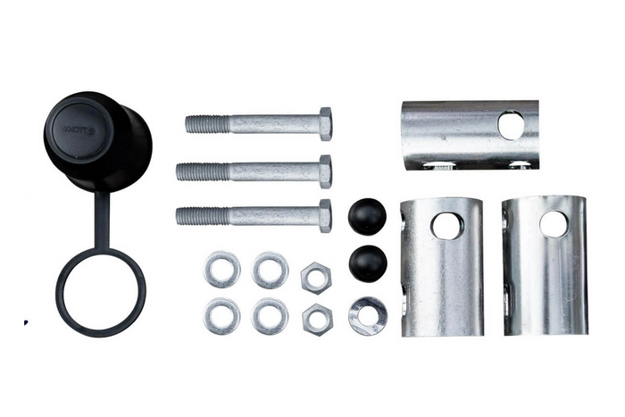 KNOTT KS30 kogelkoppeling met stabilisator 3000 kg voor aanhanger met 35-50 mm buisdissel