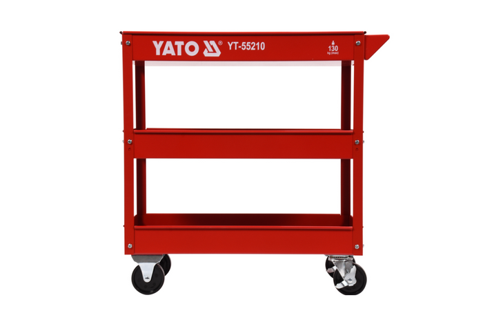 YATO YT-55210 3-laags werkplaatswagen, werkplaatskast, 130 kg, 79,5 x 79 x 37 cm