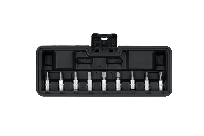 YATO 1/4" 5–25Nm momentsleutelset, 11 stuks