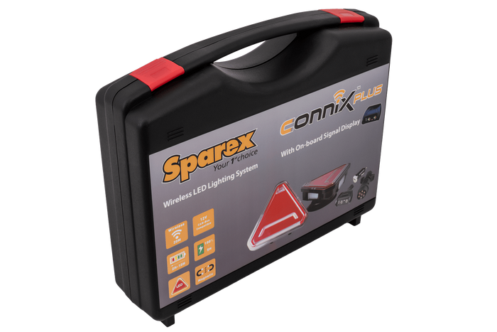 SPAREX CONNIX PLUS S.162710 LED achterlichten 6 functies links+rechts, draadloos, met magneet