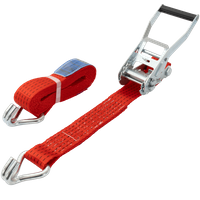 UNITRAILER 4m/50mm/5t rode transportband met spaninrichting