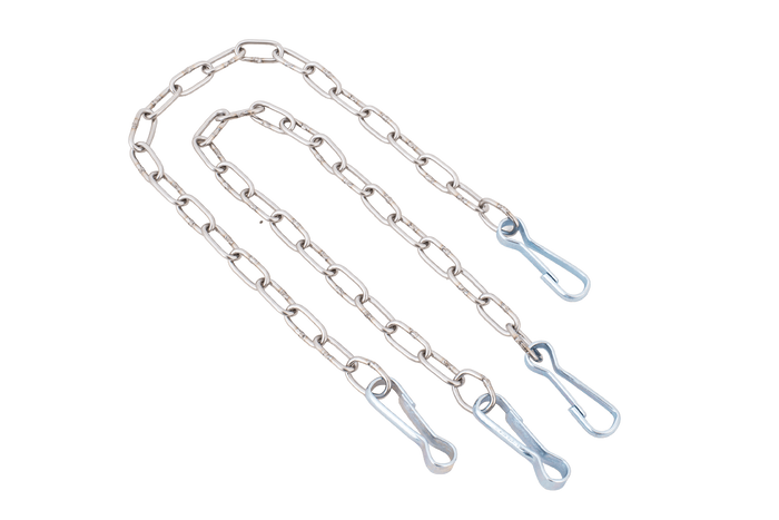 Set van twee kettingen voor DAKEN JUST/WELVET gereedschapskisten, 38 cm.