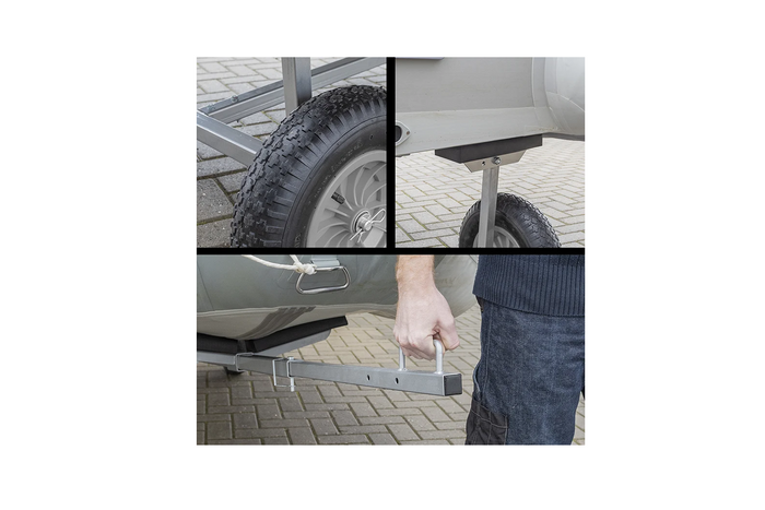 ProPlus 740024CR transportwagen voor het vervoeren van een lichte boot, ponton van 70 kg