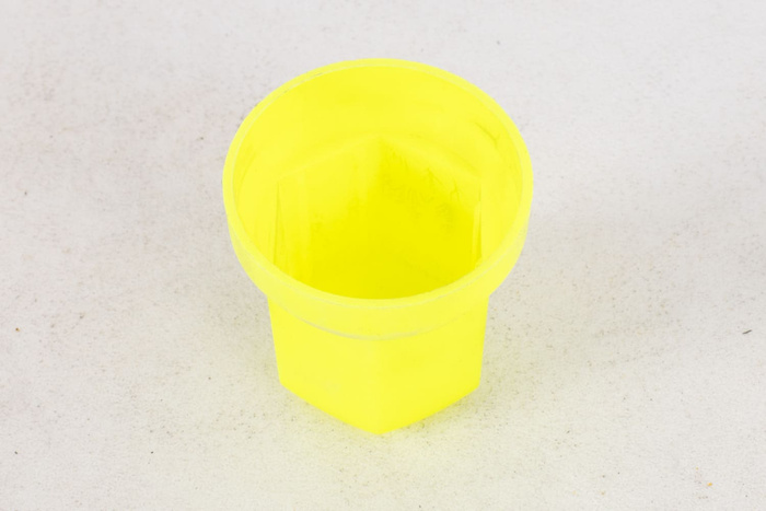 OUTLET Dop met indicator voor wielbouten HOOG FI33 GEEL