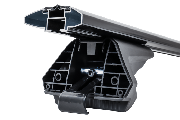 Inter Pack Virgo IR 110 (G2) dakdrager met geïntegreerde rails (zwart)