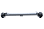 AL-KO COMPACT geremde as voor aanhangwagen / sleepwagens 1350kg 1100mm 1550mm 5x112