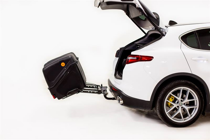 Towbox V1 Black Edition - bagagebox voor montage op de trekhaak
