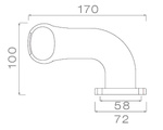 ASPÖCK SUPERPOINT II linker markeringslamp op rubberen arm