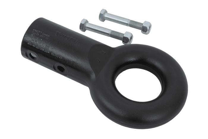 KNOTT KK7937S oogkoppeling voor een 3500kg aanhangwagen met een 60mm buisvormige dissel, nieuw type