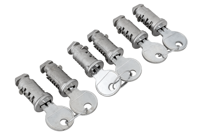 Set universele sloten en sleutels (6 stuks)