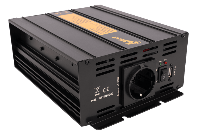 Spanningsomvormer 12V/230V (1000/2000W) KAMAR E1926