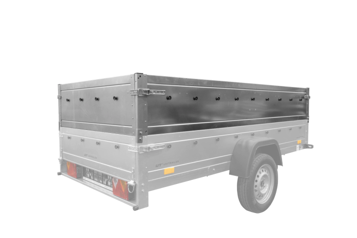 Opzetborden voor aanhangwagen UNITRAILER GARDEN 265 KIPP