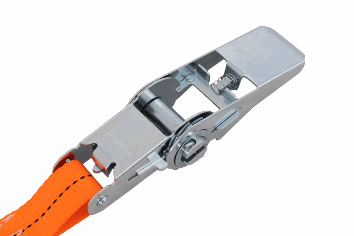 HILLS 5m/25mm/1t oranje eendelige spanband met spanner
