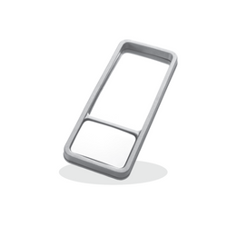 PLASTEX LP0390P zijspiegel voor landbouwmachines 390x157mm