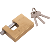 Messing hangslot 70mm HERMON, oordiameter 10mm