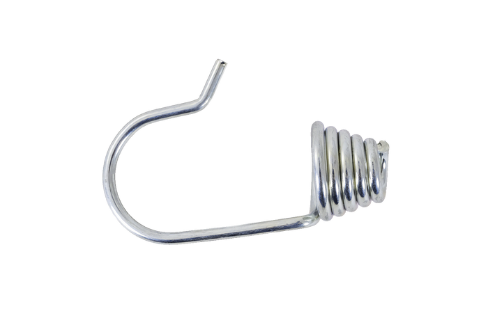 Eindstuk van de expander, 55mm veer voor koord van 6 mm