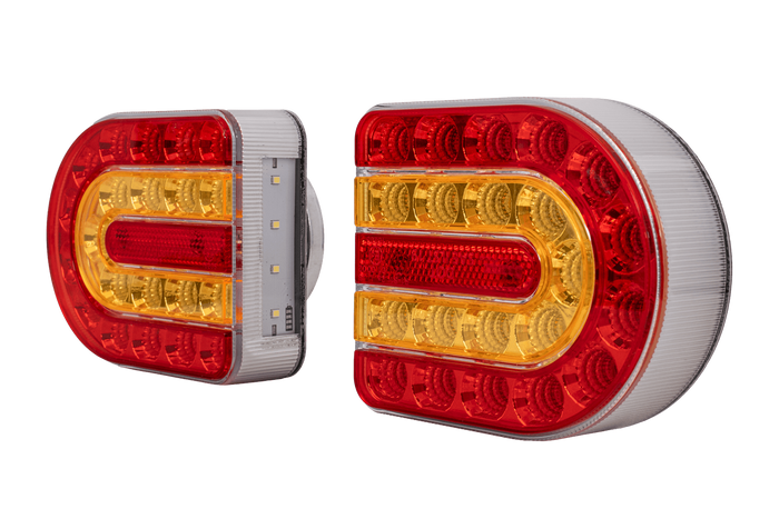 SPAREX CONNIX S.130977 LED achterlichten 4 functies links+rechts, draadloos, met magneet