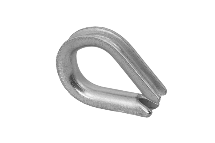 DROMET KU.4 touwkous, stalen klos, 4 mm