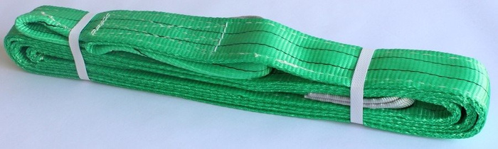 Hijsband 2T / 2M 60 MM met twee versterkte lussen