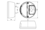 DOBPLAST DPT10 achterlicht 4 functies, universeel
