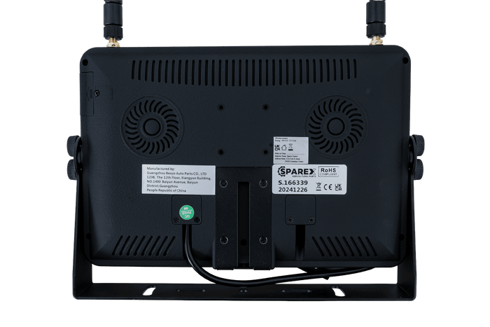 Draadloos achteruitrijsysteem SPAREX S.166339 monitor 9" + camera