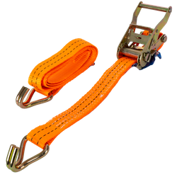 UNITRAILER 2m/35mm/2t oranje transportband met spaninrichting
