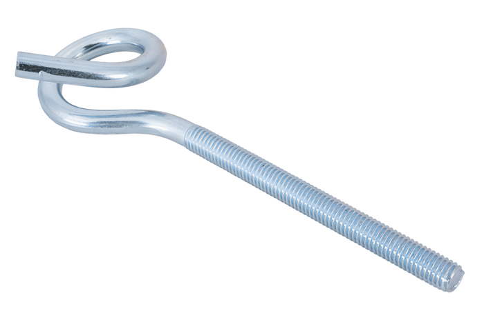 DROMET HOH M8x140 krulhaak, schommelhaak