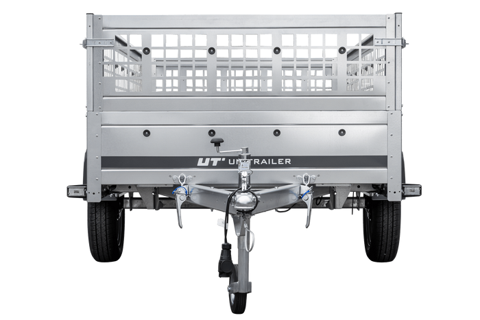 Enkelassige aanhanger 264x125 UNITRAILER GARDEN 264 KIPP met gaaswanden