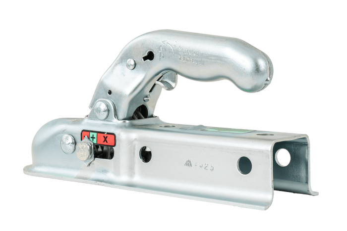 KNOTT K7.5-G kogelkoppeling voor aanhangwagens tot 750 kg met een vierkante dissel van 45 mm