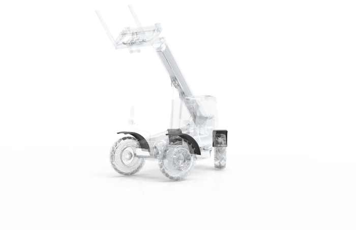 DOMAR T10100 spatbord voor landbouwmachines 16-28 inch 960x310 mm 