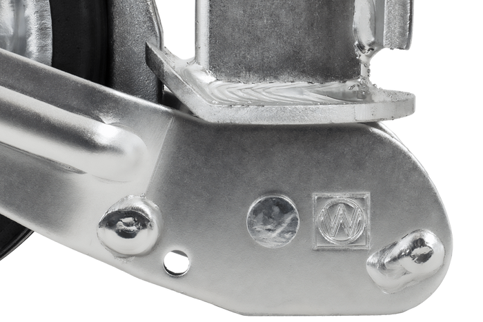 AL-KO 1863497 automatisch neuswiel met handgreep 400 kg 60 mm 775-1010 mm