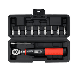YATO 1/4" 5–25Nm momentsleutelset, 11 stuks