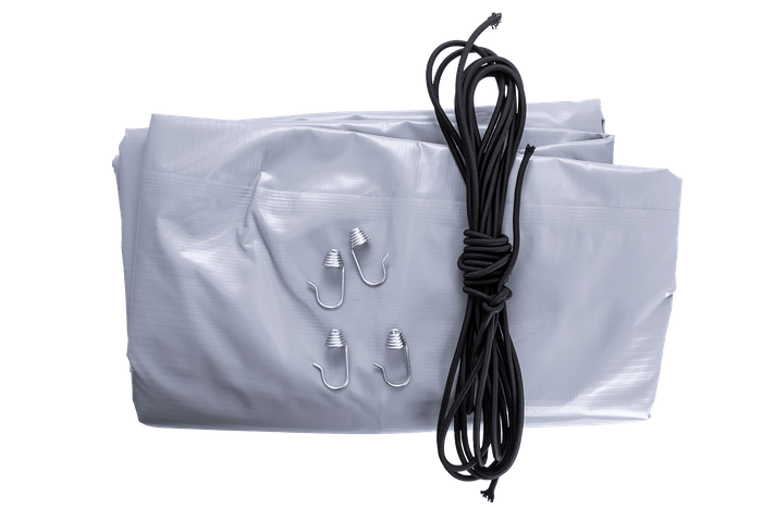 Framehoes H-800 UNITRAILER zeil voor aanhanger grijs 230x125cm GARDEN 230 KIPP