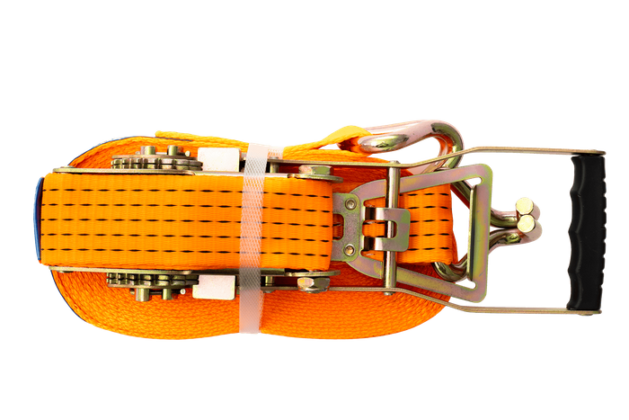 UNITRAILER ERGO 12m/50mm/5t oranje transportband met spaninrichting