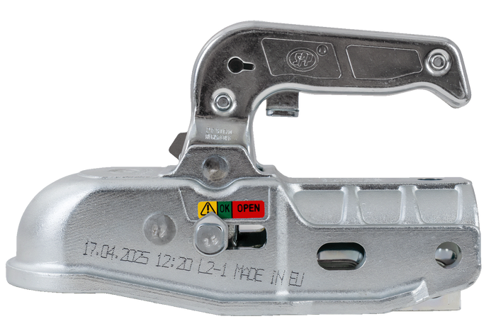 STEELPRESS BC-3000C-00-00+Z2 kogelkoppeling voor 3000kg aanhangwagen met 35-50mm buisdissel, gietijzer