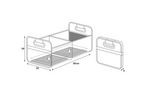 LAMPA Shop&amp;Store L boodschappenmand opvouwbare opbergcontainer 50x33cm