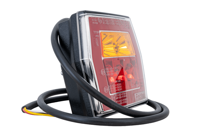 FRISTOM FT-122 LED-achterlicht, 3 functies, universeel