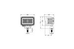 LED-werklamp reflector TT TECHNOLOGY ZWART TT.13440 40xLED 2630lm rechthoekig