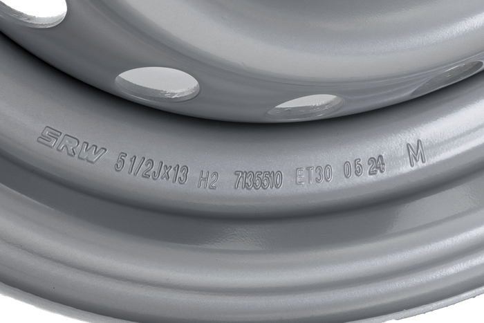 Stalen velg voor UNITRAILER-aanhanger 5.5Jx13"H2 5x112 ET:30