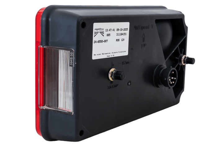 ASPÖCK Multipoint V achterlicht, 7 functies, links