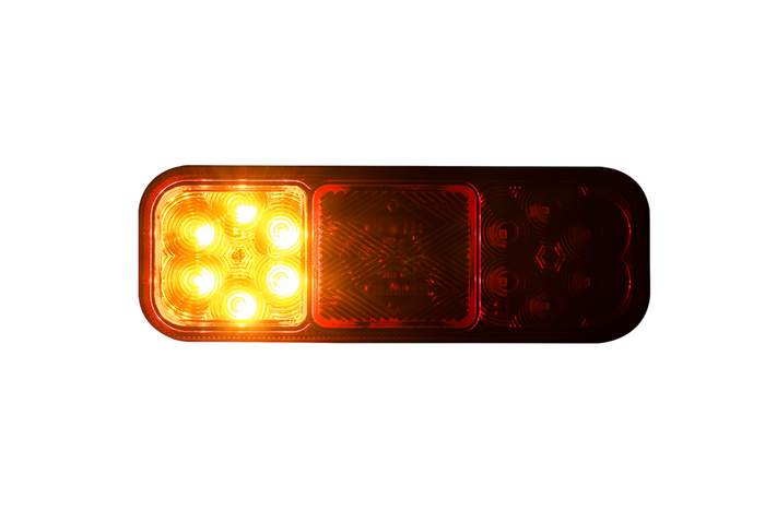 HORPOL LZD 2832 LED-achterlicht met 3 functies, universeel