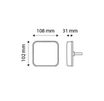 TT Technology TT.12523B LED achterlichten 4 functies links+rechts, draadloos, met magneet